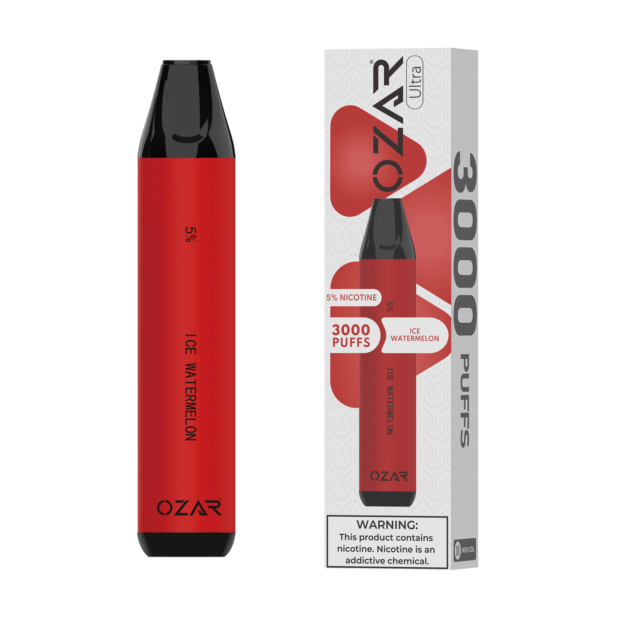 Ozar Ultra Disposable Vape Ice Watermelon 3000 Puffs